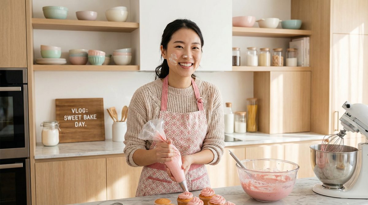蜜桃甜品烘焙生活视频